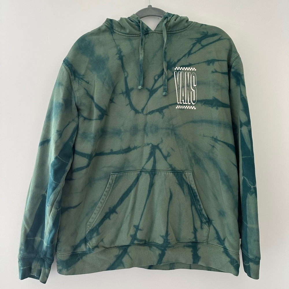 Vans Dark Green Tie-Dye Hoodie